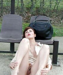 Exhib voyeur outdoor public