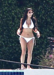 Kim Kardashian Bathing Suit Candids in Miami