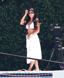 Kim Kardashian Bathing Suit Candids in Miami