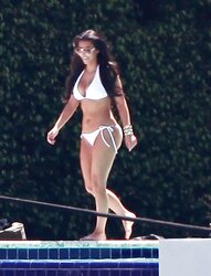 Kim Kardashian Bathing Suit Candids in Miami