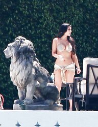 Kim Kardashian Bathing Suit Candids in Miami