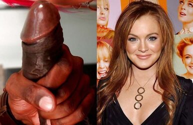 Lindsay Lohan big black cock