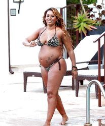 Mel b baby bump