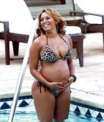 Mel b baby bump