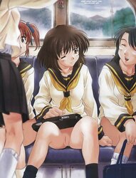 Etchi school damsels