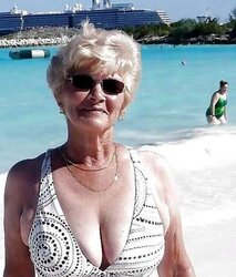 Mature and Grannies clad bathing suits and underwear
