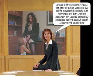 Office caption tarts. A bit of light hearted joy.