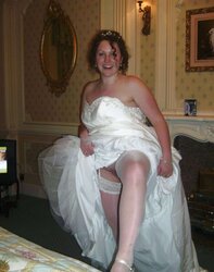 BRIDES wedding white undies voyeur married youthfull