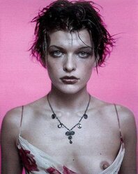 Milla jovovich - actress - resident evil -naked