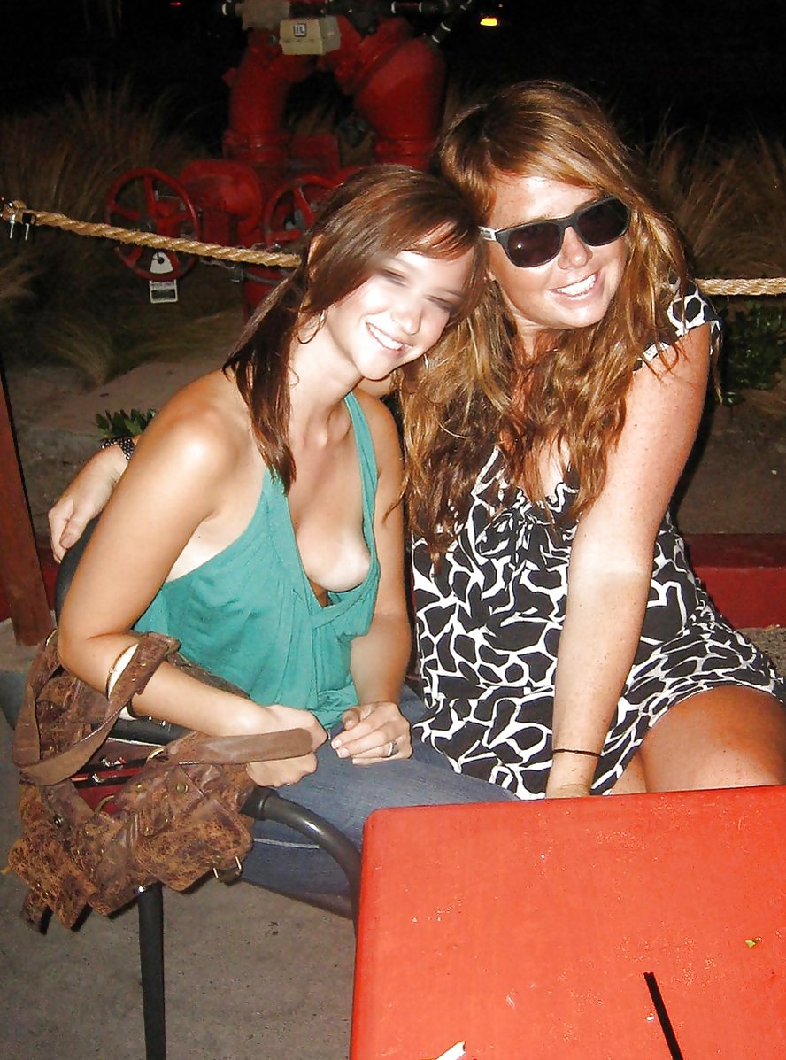 Upskirt and downblouse again - ZB Porn