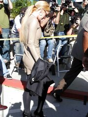 Lindsay Lohan at the Airport Courthouse in Los Angeles