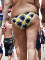 Chubby Bum in Bathing Suit