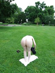 Nackt im Stuttgarter Stadtpark