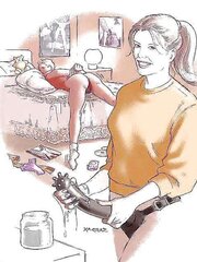 Een paar female dom cartoons