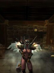 My night elf tart. Sate jism on her :