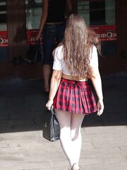 Piernas ricas y medias blancas