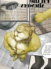 SHOWER YIFF CARTOON