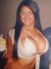 Colombian narco mega-slut with meaty fake jugs