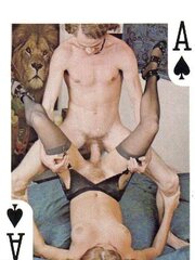 Vintage erotic playing cards (unluckily incomplete)