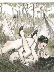 Them. Drawn Porn Art 16 - Naturist Camp c.