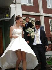 Wedding-Bride upskirt