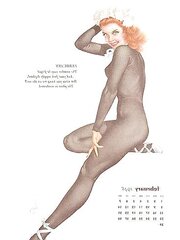 Erotic Calendar 9 - Vargas Clamp-ups