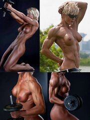 Stunning Muscle Female Olga Kurkulina