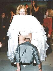 Wedding upskirts