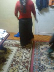 Hijab bum voyeur
